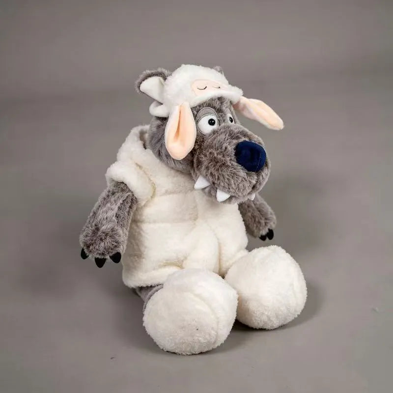 Cute Robe Sloth vs. Robe Wolf Plush Toy