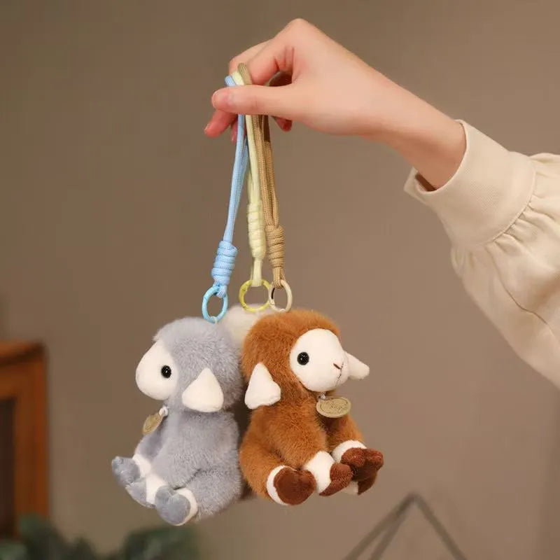 Cute Cloud Lamb Plush Keychain Charm