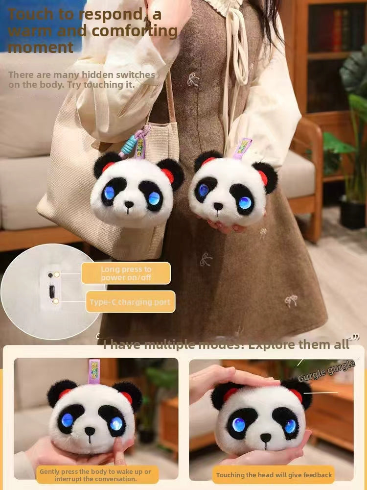 Cute AI Desk Buddy Panda Plush Toy