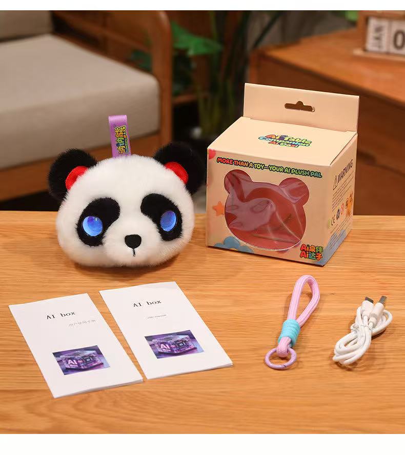 Cute AI Desk Buddy Panda Plush Toy
