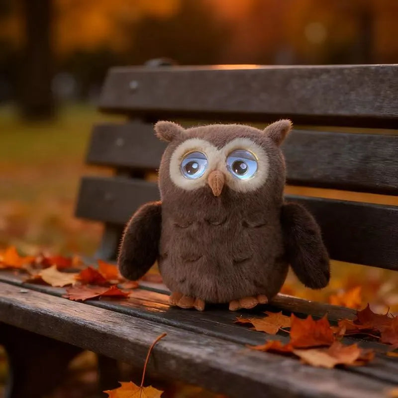 Cute AI Owl Robot Plush Toy