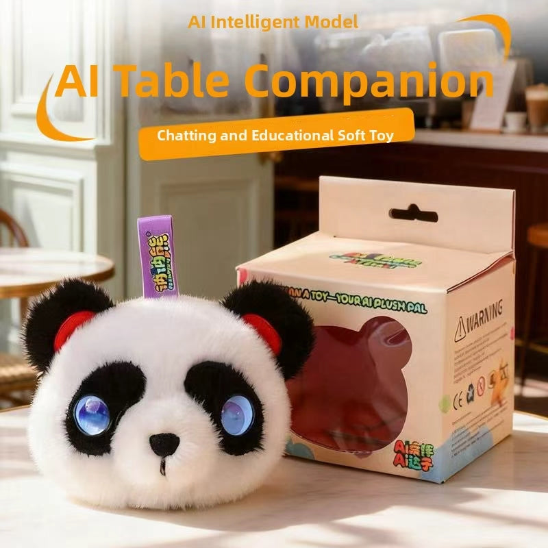 Cute AI Desk Buddy Panda Plush Toy