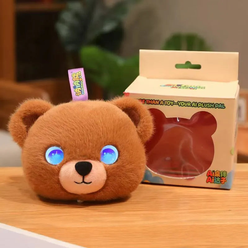 Cute AI Desk Buddy Couple Bear Plush Toy