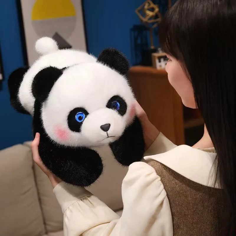 Cute AI Lay‑Down Panda Plush