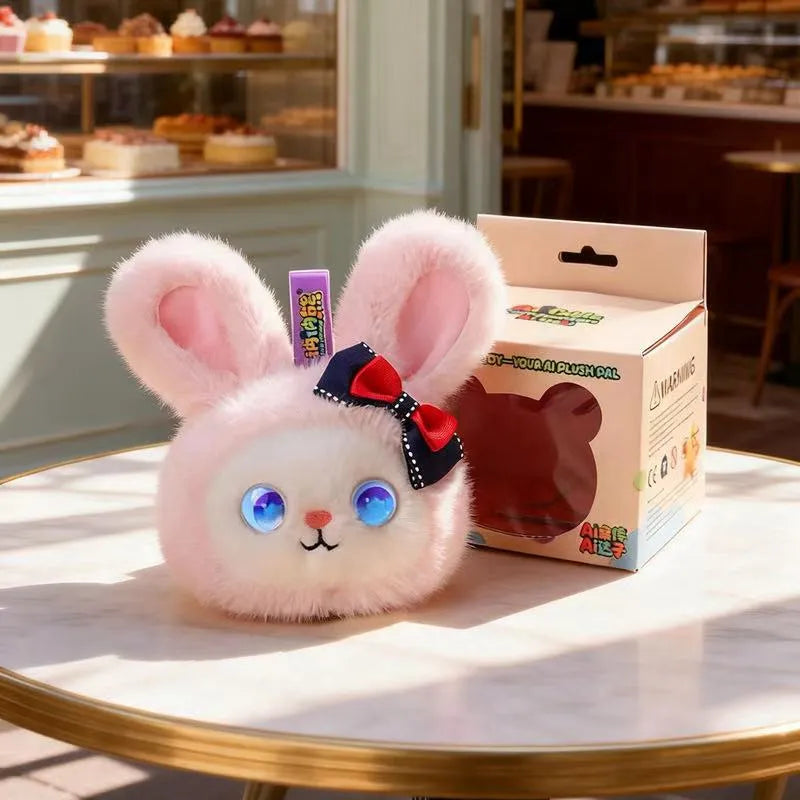 Cute AI Desk Buddy Bunny Plush Toy