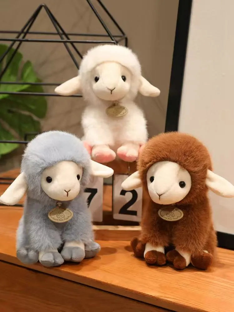 Cute Cloud Lamb Plush Keychain Charm