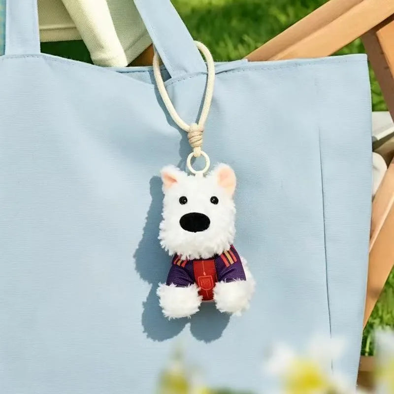 Cute Westie Puppy Keychain Plus