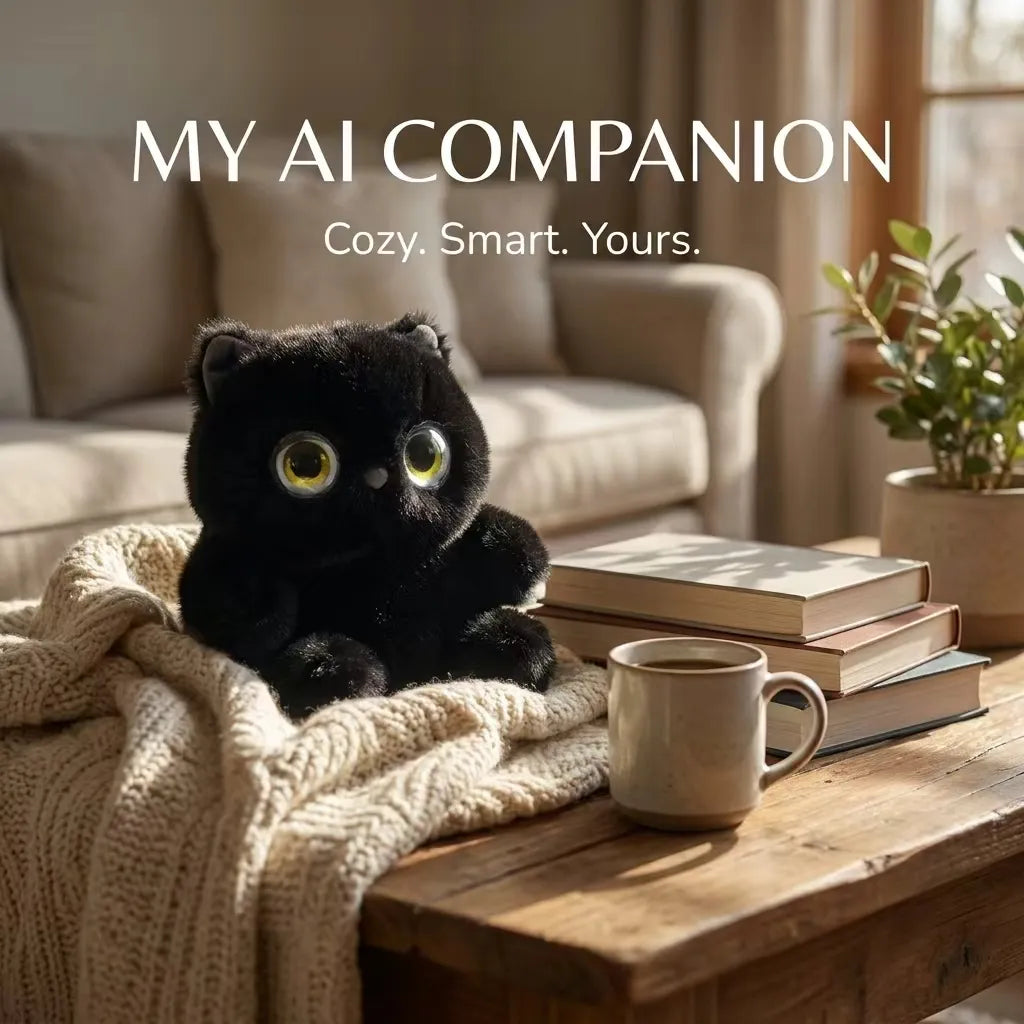 Adorable AI Cat Plush Toy (AI CAT)