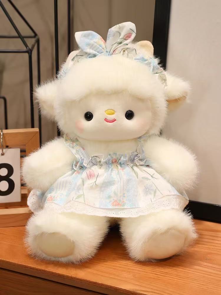 Cute Milky Fluff Lamb Plush Toy