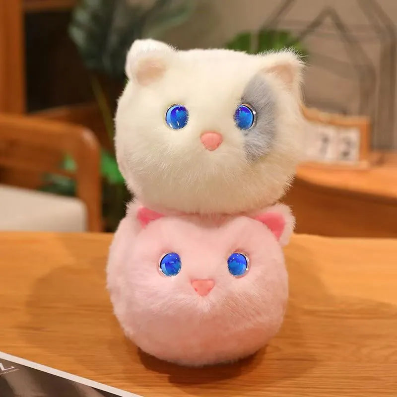 Cute AI Lying Cat Plush Toy