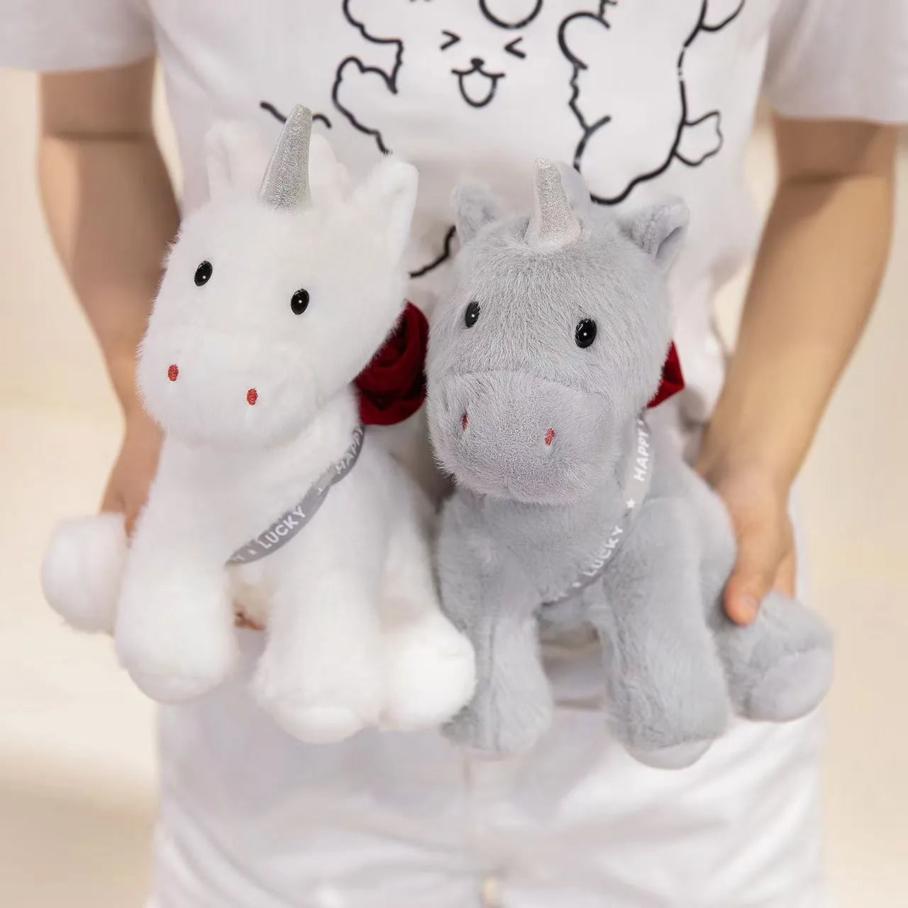 Cute Rose Unicorn Plush Toy