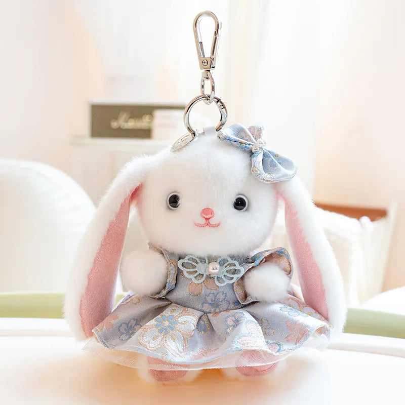Cute Bella Rabbit Plush Toy Keychain