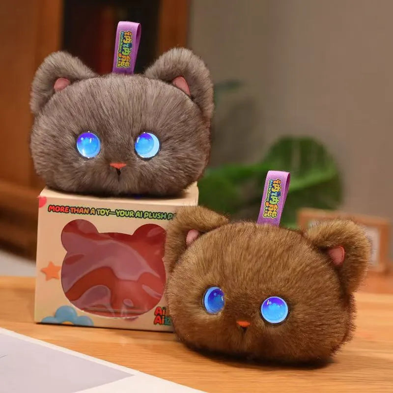 Cute AI Desk Buddy Cat Plush Toy