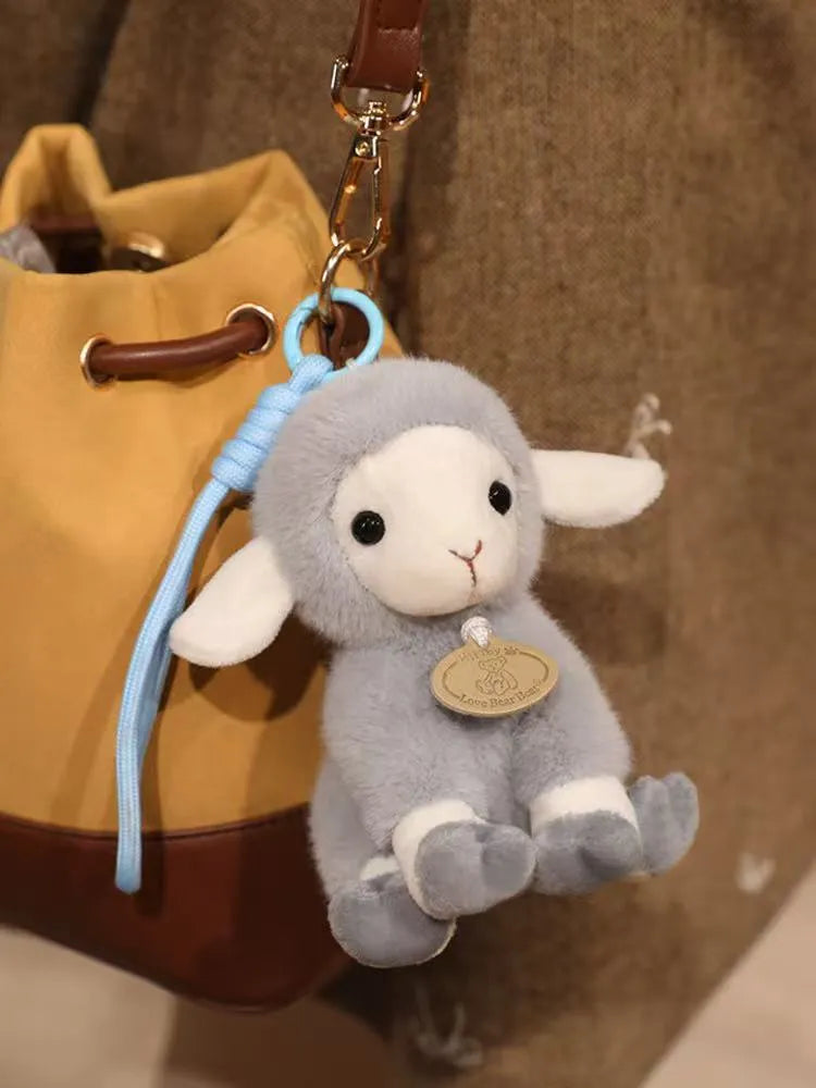 Cute Cloud Lamb Plush Keychain Charm