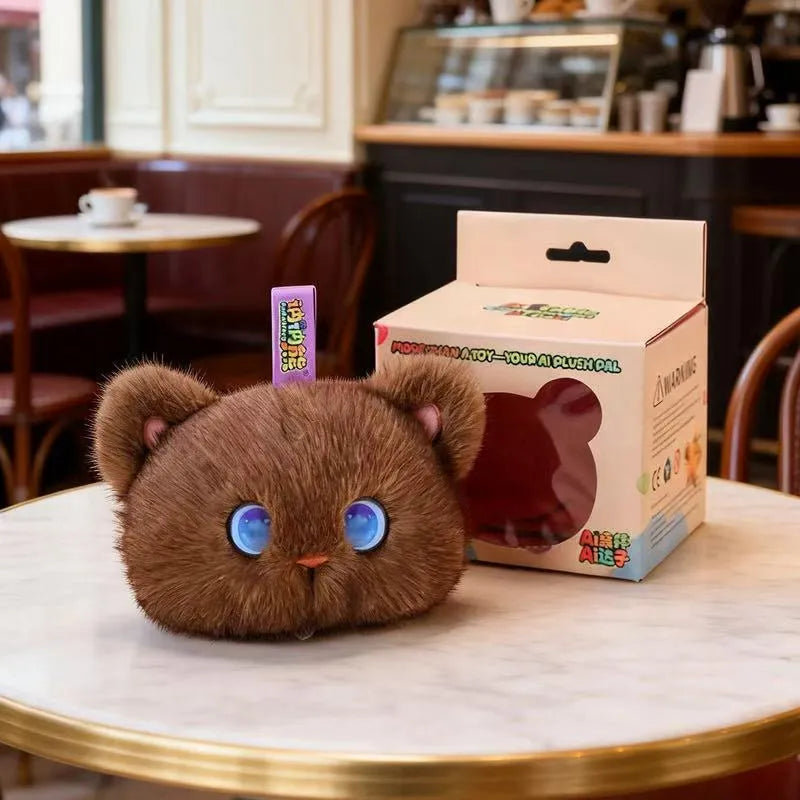 Cute AI Desk Buddy Cat Plush Toy