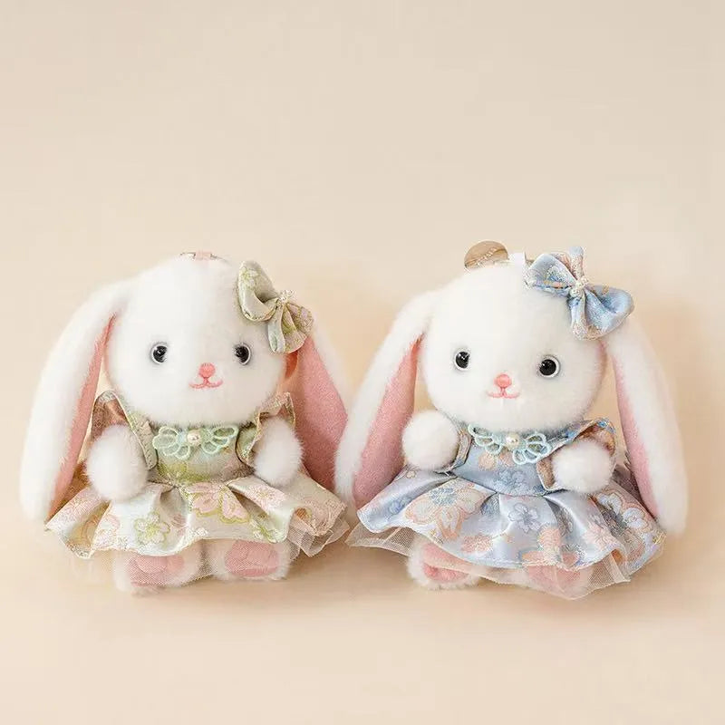 Cute Bella Rabbit Plush Toy Keychain