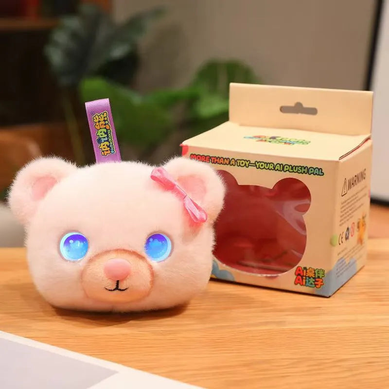 Cute AI Desk Buddy Couple Bear Plush Toy