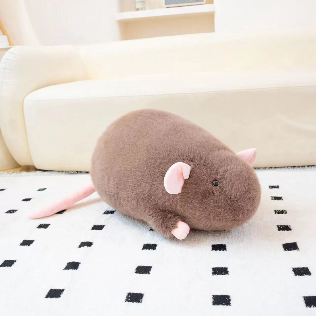 Cute Chubby Mouse Plush Toy