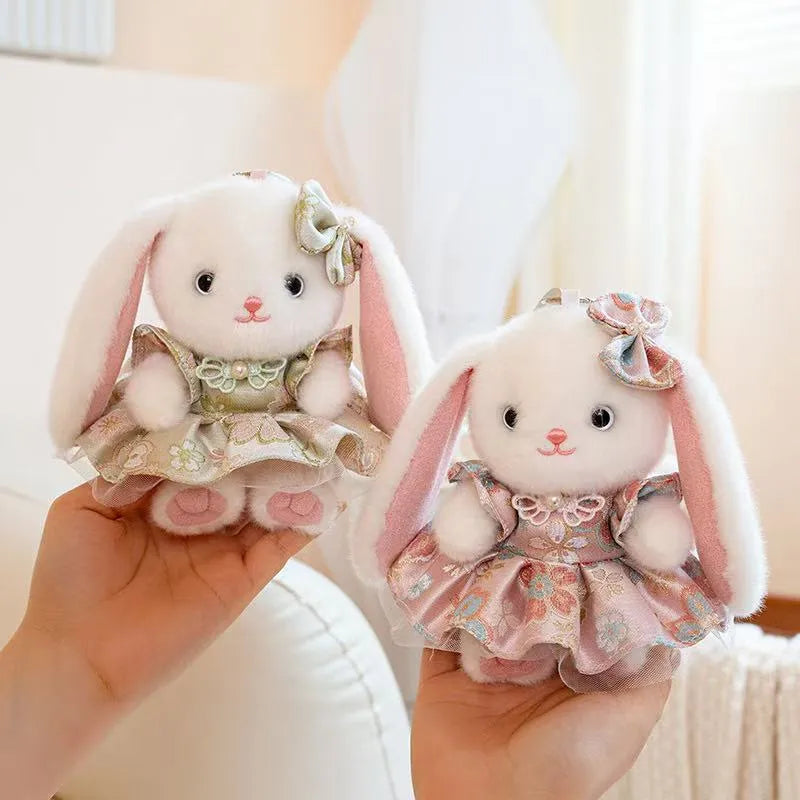 Cute Bella Rabbit Plush Toy Keychain