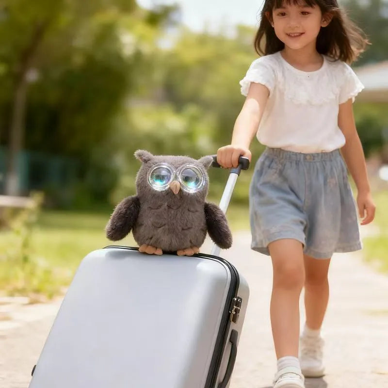 Cute AI Owl Robot Plush Toy