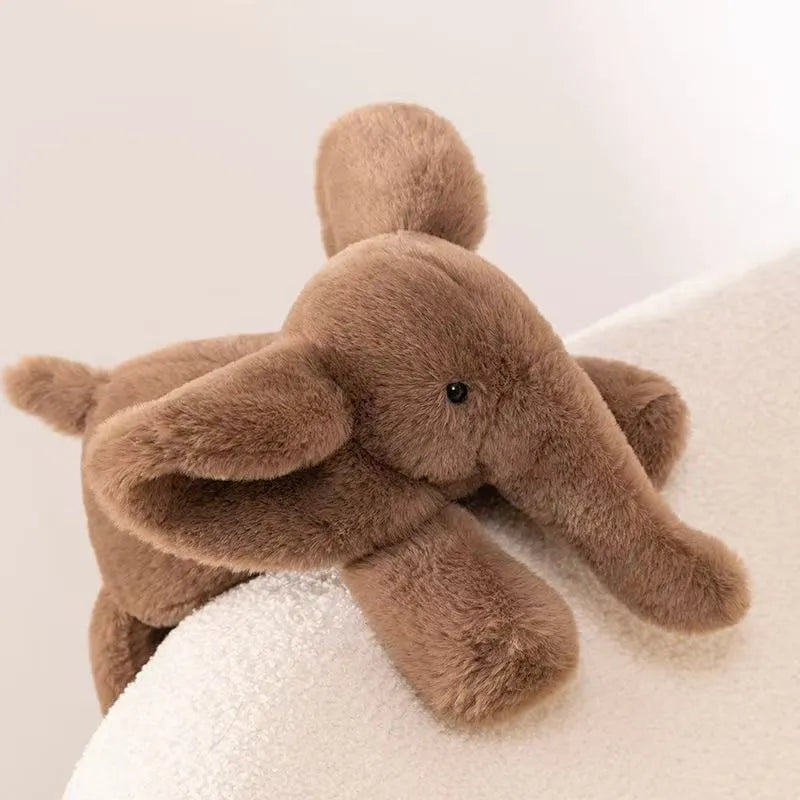 Cute LayDown Elephant Plush Toy