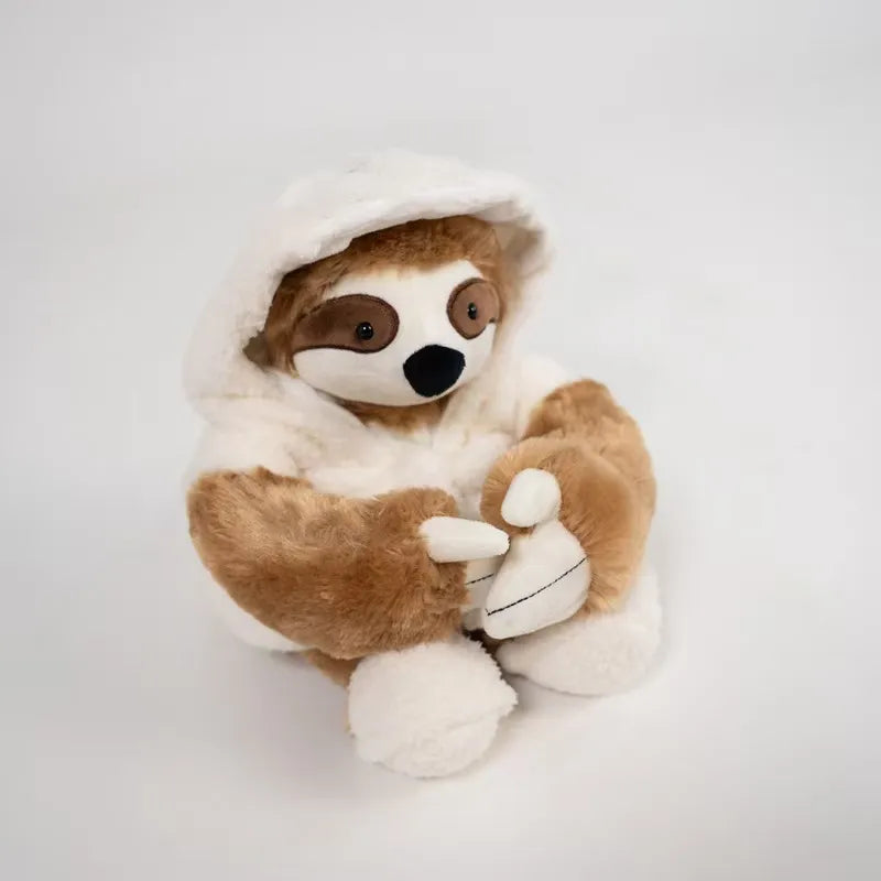 Cute Robe Sloth vs. Robe Wolf Plush Toy