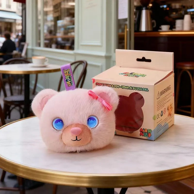 Cute AI Desk Buddy Couple Bear Plush Toy