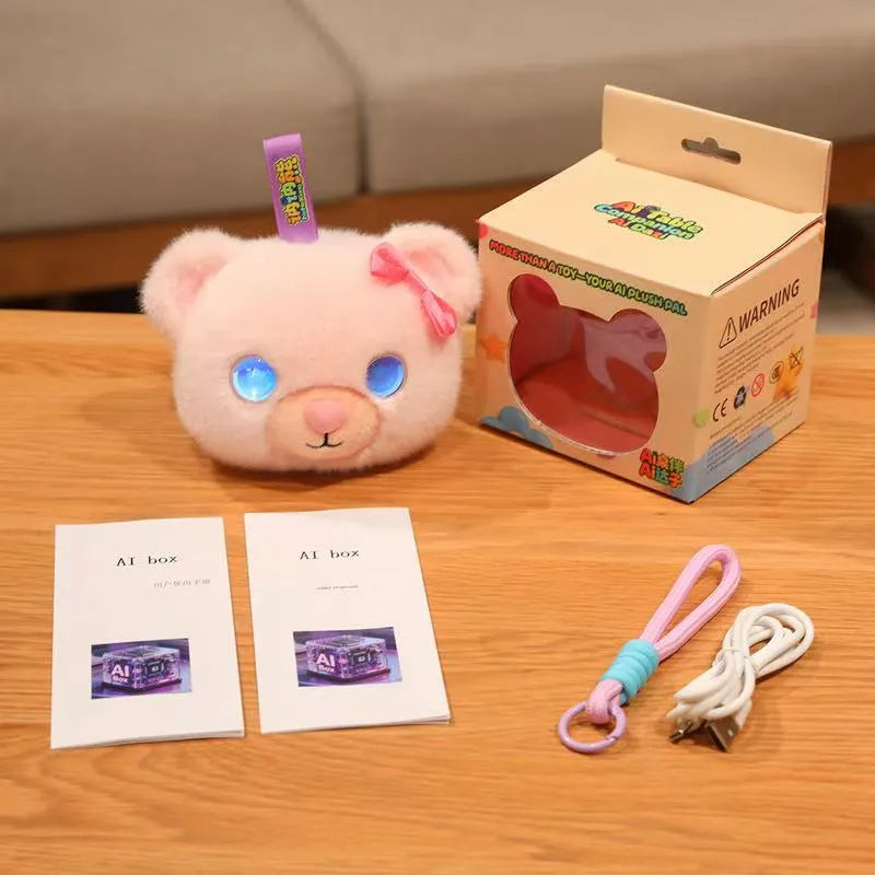 Cute AI Desk Buddy Pig Plush Toy