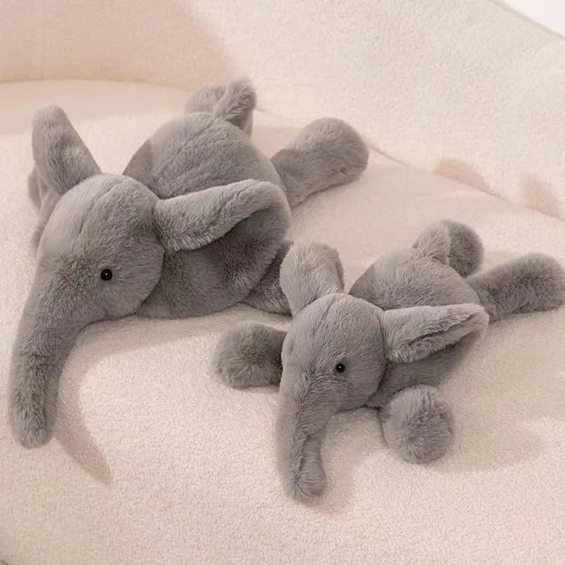 Cute LayDown Elephant Plush Toy