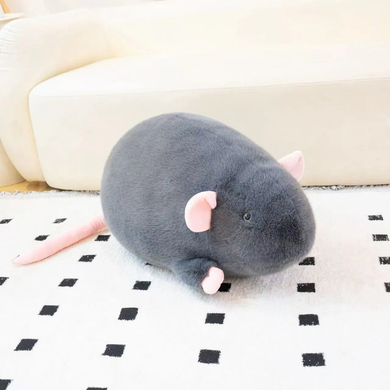 Cute Chubby Mouse Plush Toy