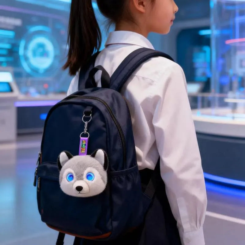 Cute AI Desk Buddy Husky Plush Toy