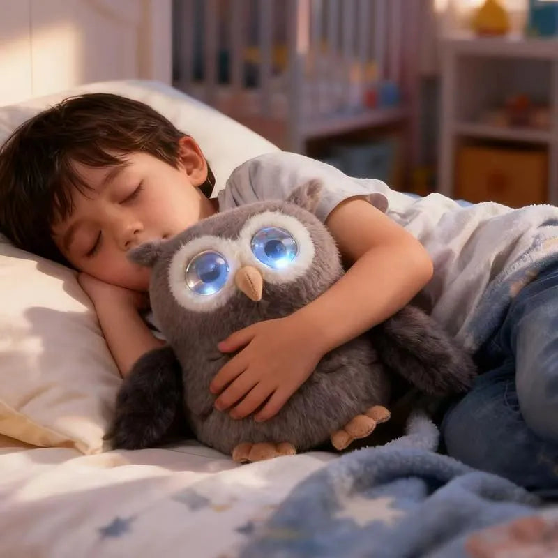 Cute AI Owl Robot Plush Toy