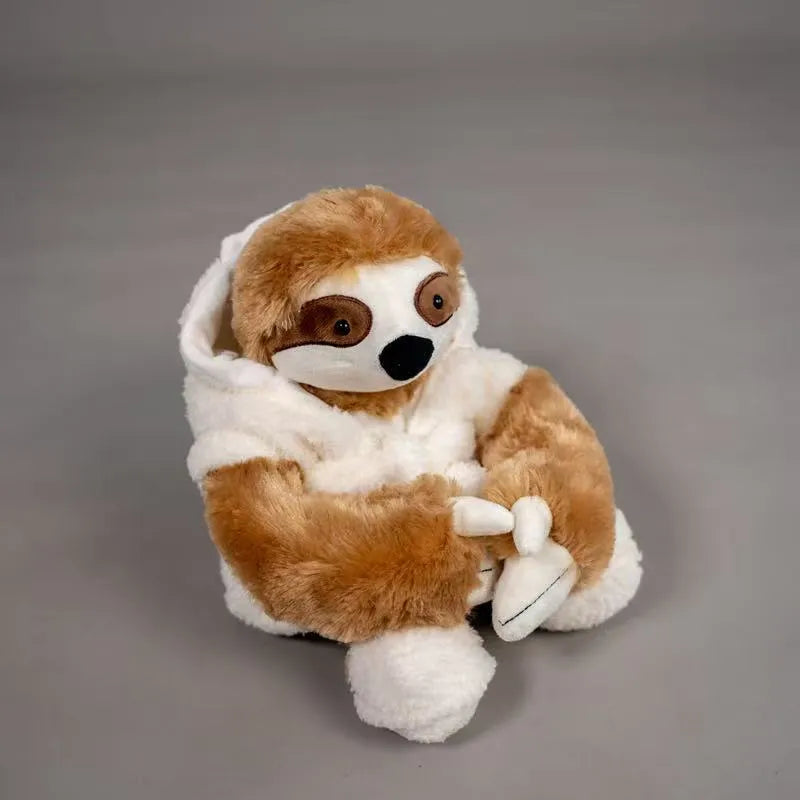 Cute Robe Sloth vs. Robe Wolf Plush Toy