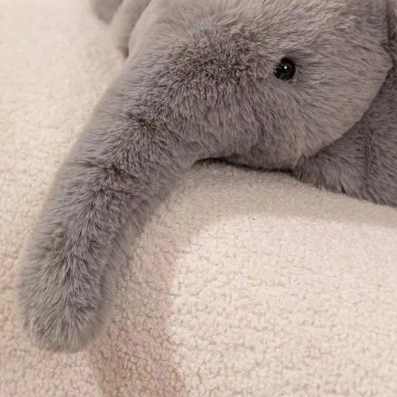 Cute LayDown Elephant Plush Toy