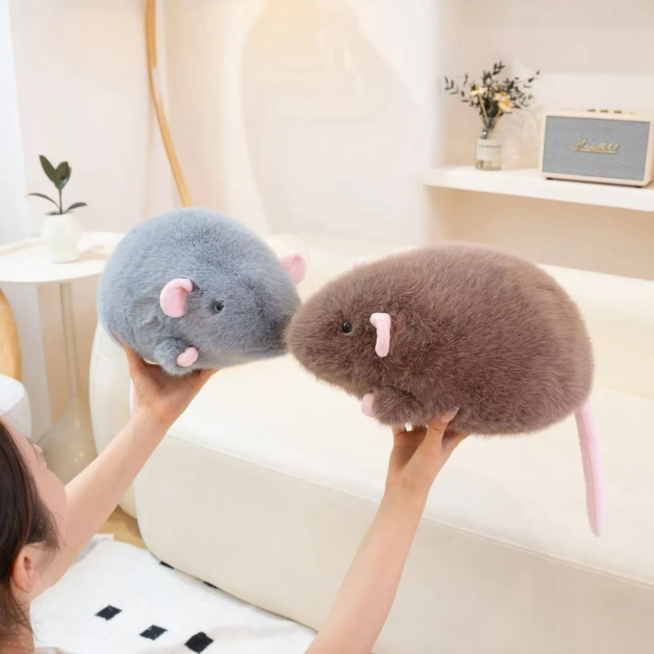 Cute Chubby Mouse Plush Toy