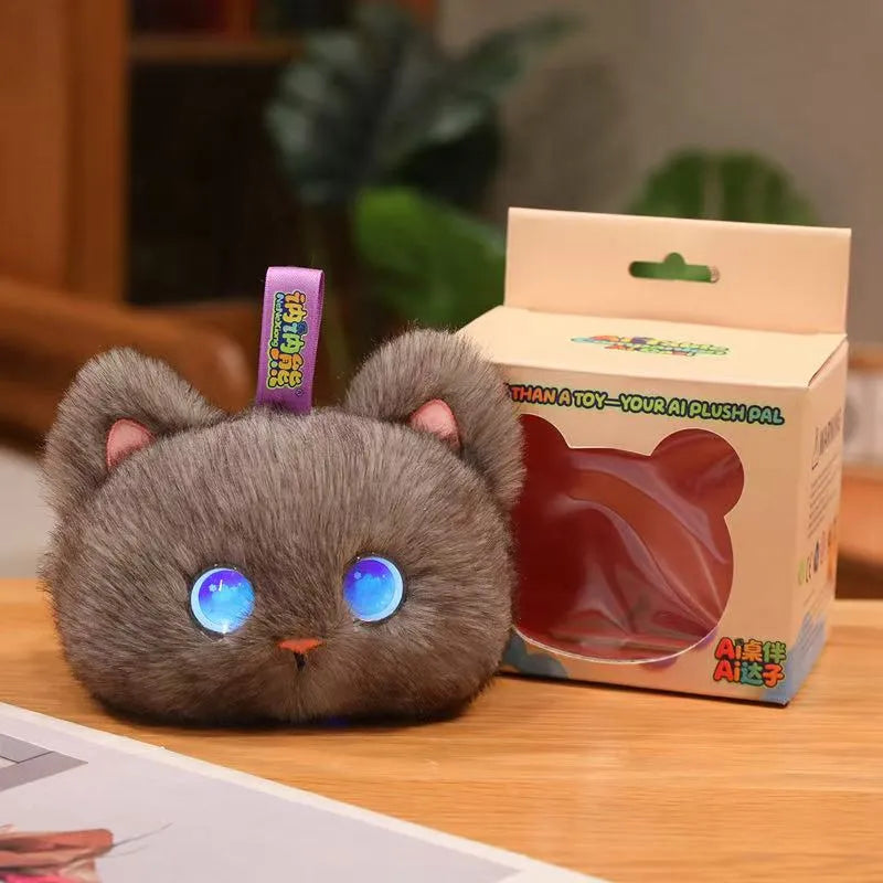 Cute AI Desk Buddy Cat Plush Toy