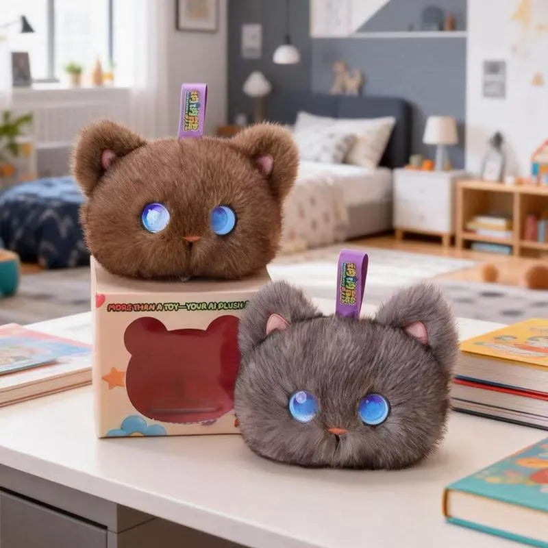 Cute AI Desk Buddy Cat Plush Toy