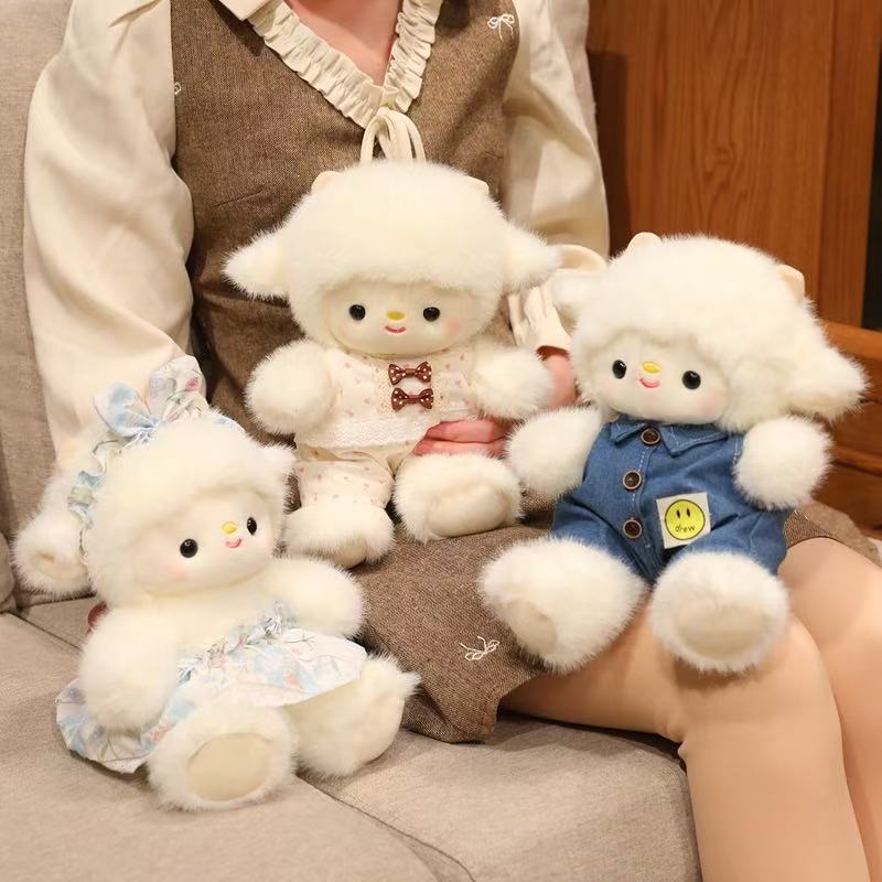 Cute Milky Fluff Lamb Plush Toy