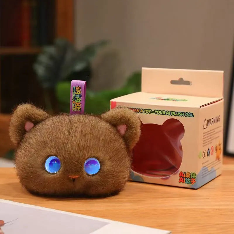 Cute AI Desk Buddy Cat Plush Toy