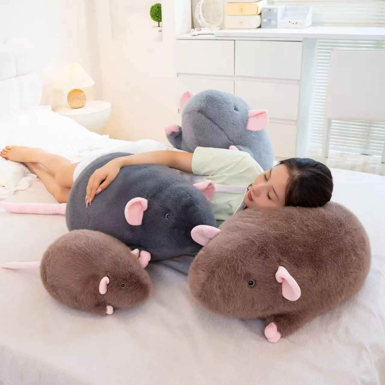 Cute Chubby Mouse Plush Toy