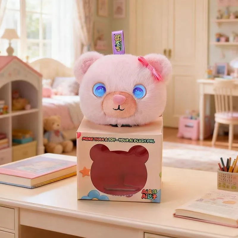 Cute AI Desk Buddy Couple Bear Plush Toy