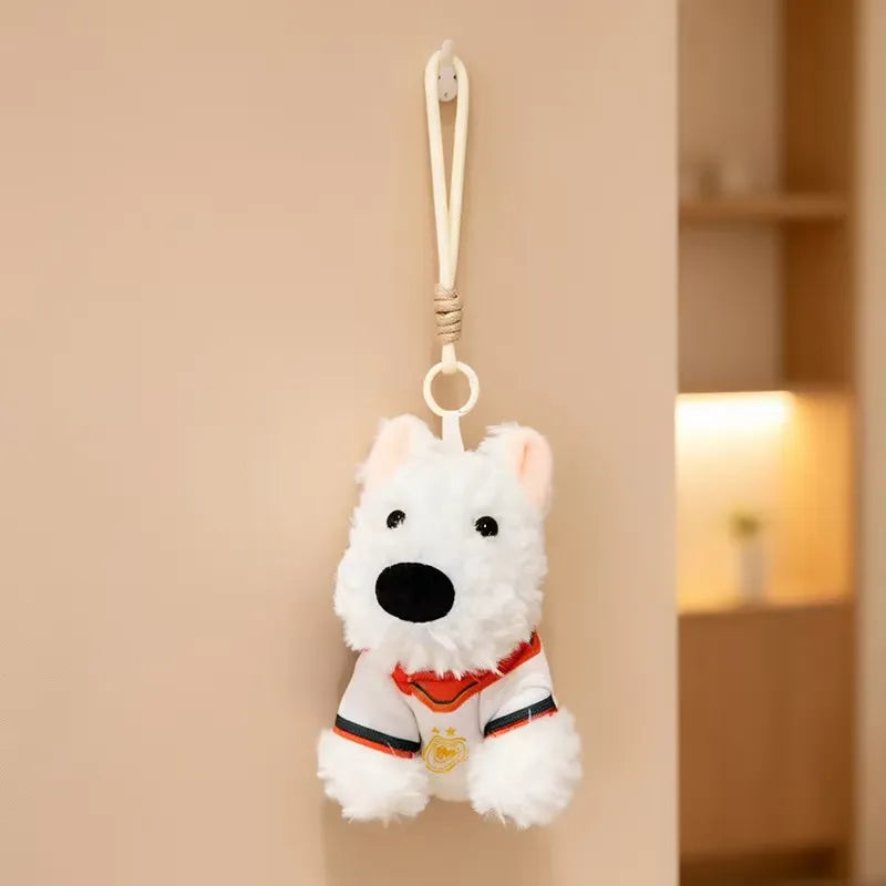 Cute Westie Puppy Keychain Plus