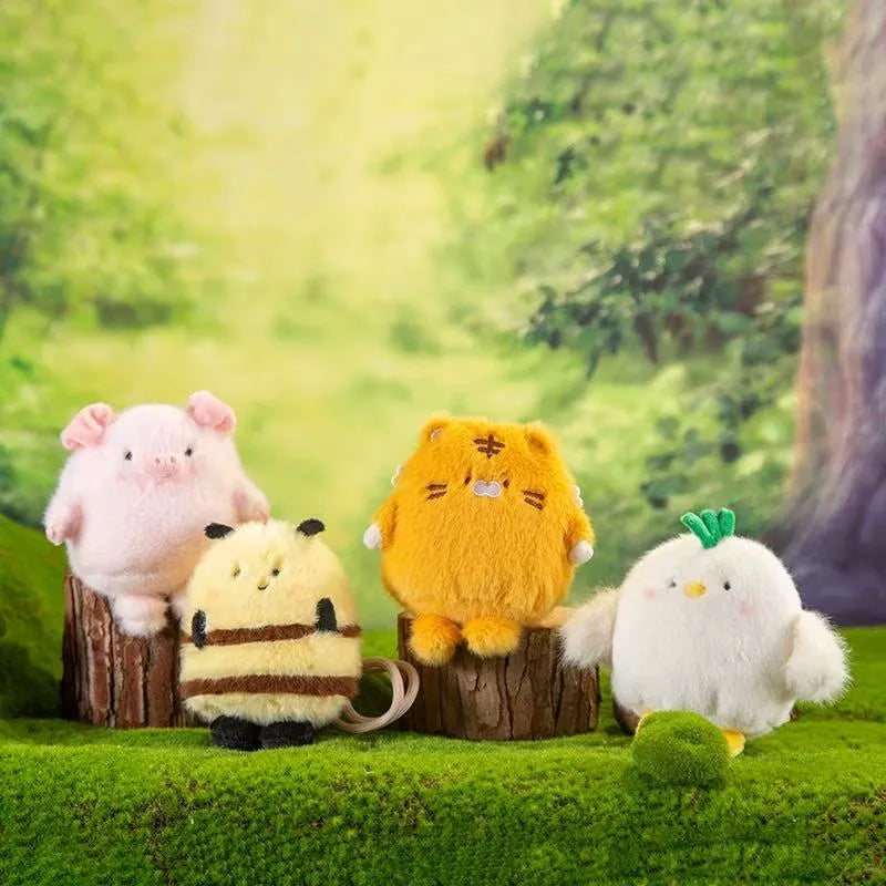 Cute Cartoon Mini Plush Charm