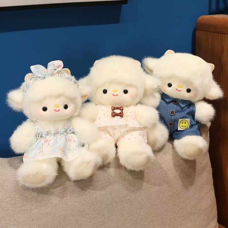 Cute Milky Fluff Lamb Plush Toy