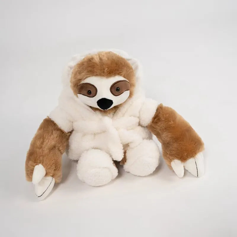 Cute Robe Sloth vs. Robe Wolf Plush Toy