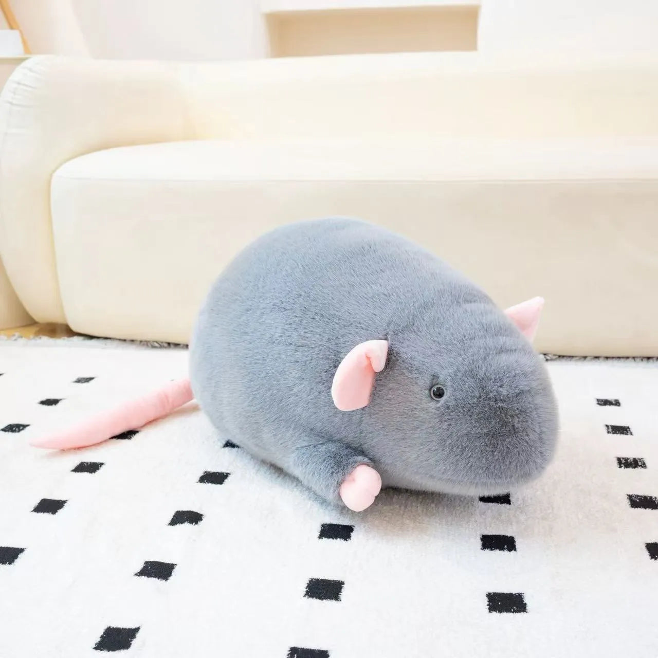 Cute Chubby Mouse Plush Toy