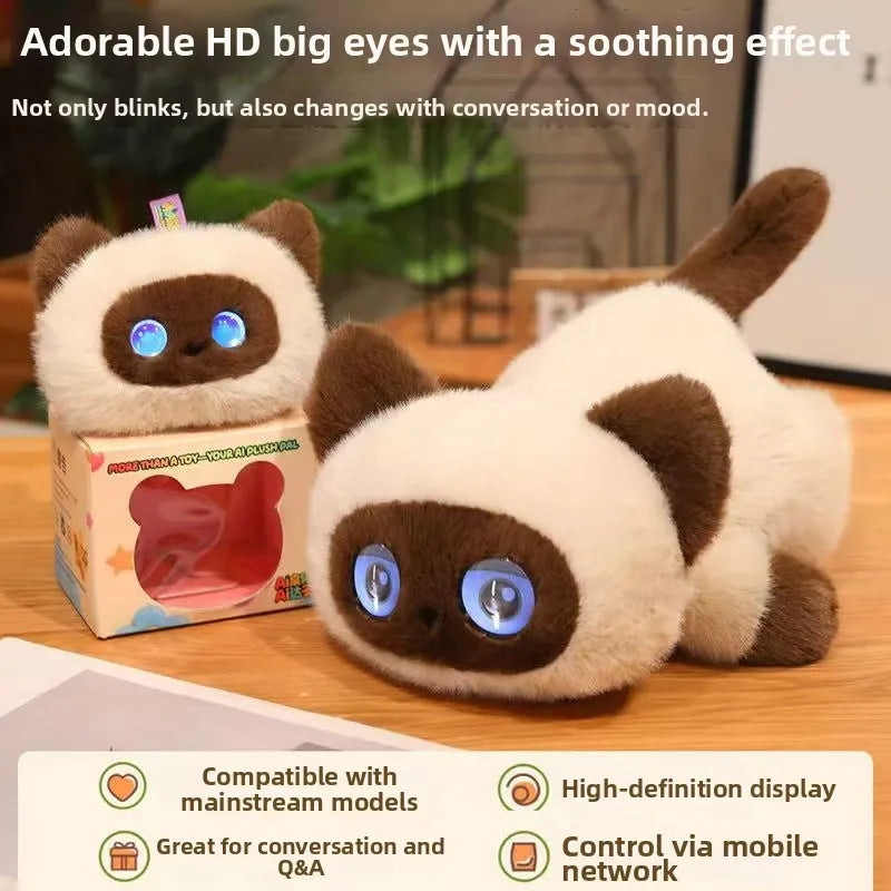 Cute AI Cat Alien Plush Toy