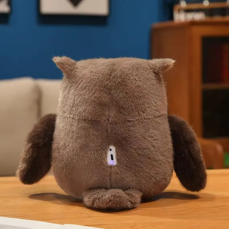 Cute AI Owl Robot Plush Toy