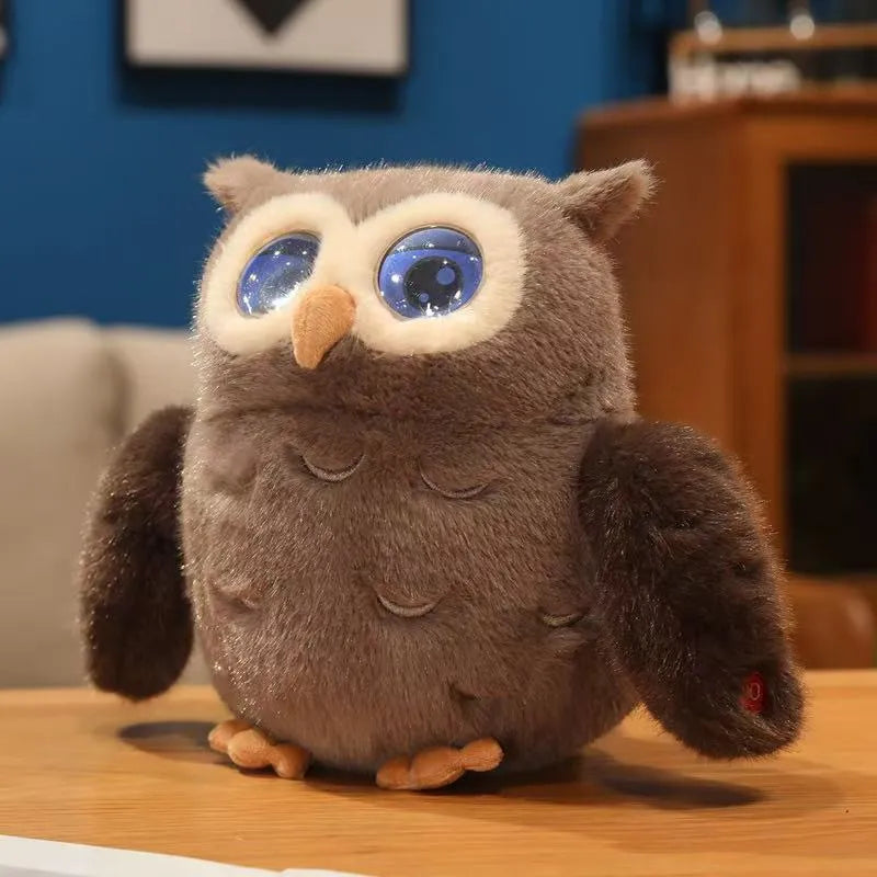 Cute AI Owl Robot Plush Toy