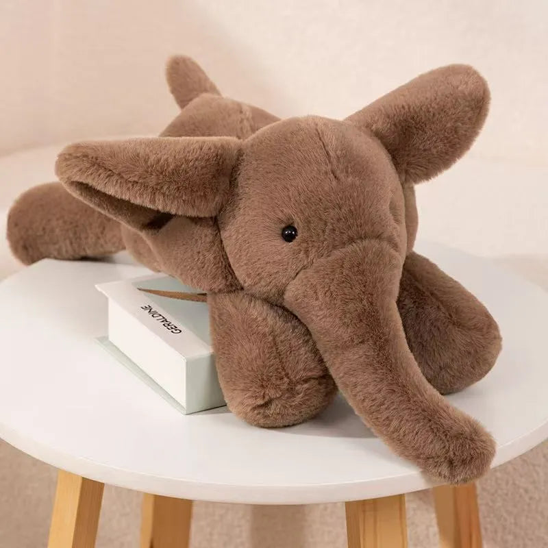 Cute LayDown Elephant Plush Toy